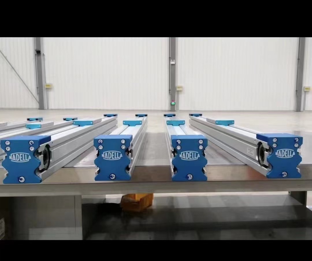Guide rail slider optical axis
